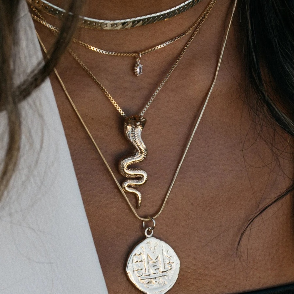 Child of the Wild Cobra Pendant Necklace
